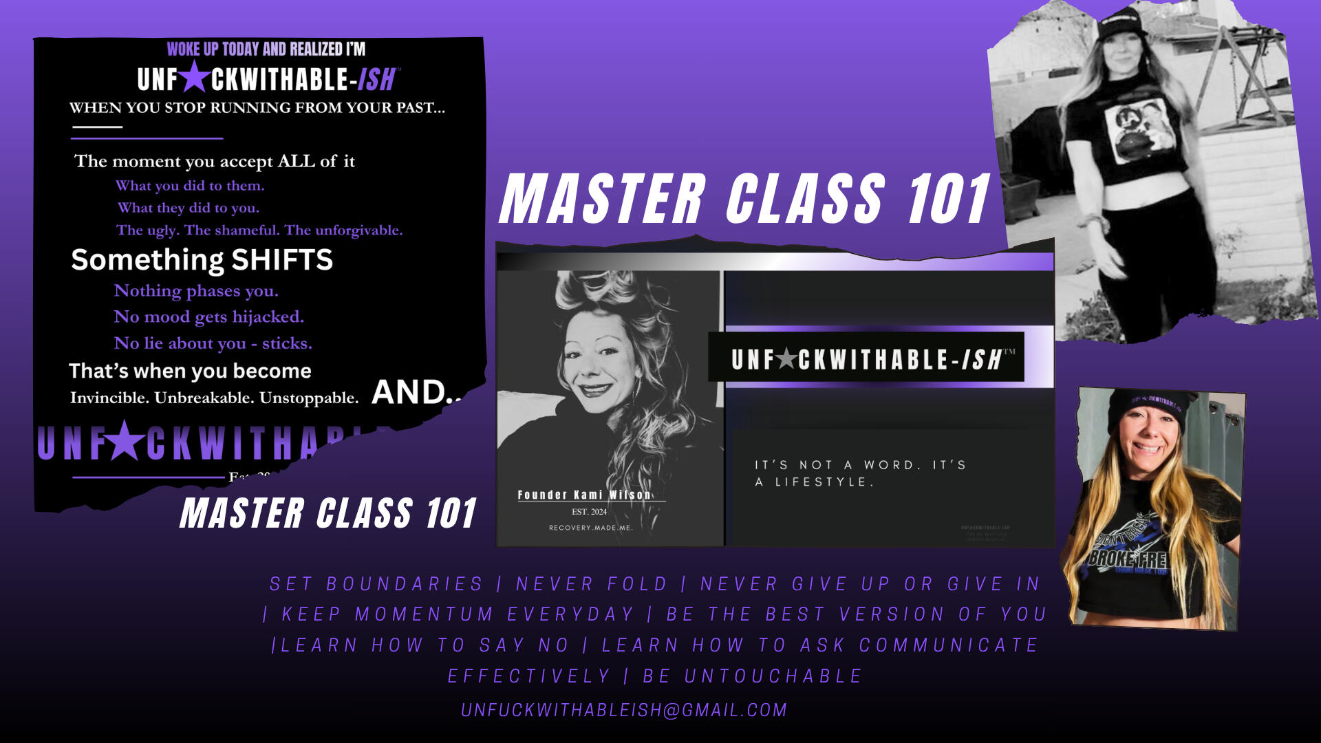 LEARN HOW TO BE UNF★CKWITHABLE-ISH™ MASTER 101